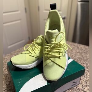 Puma Neon Yellow Athletic Shoes